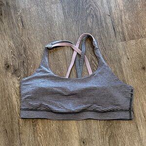 Lululemon Striped Women's Sports Bra size 10